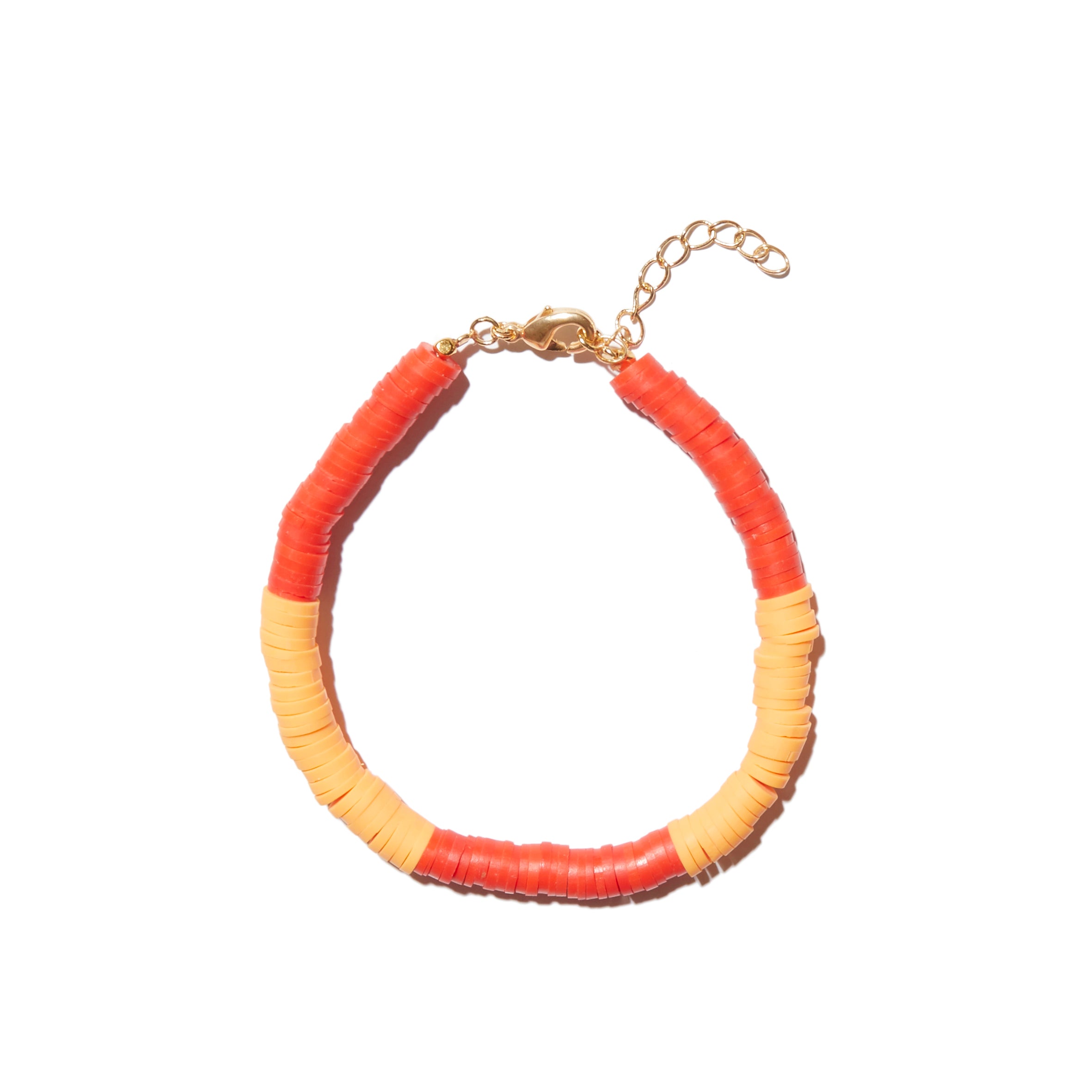 Fleur orange bracelet
