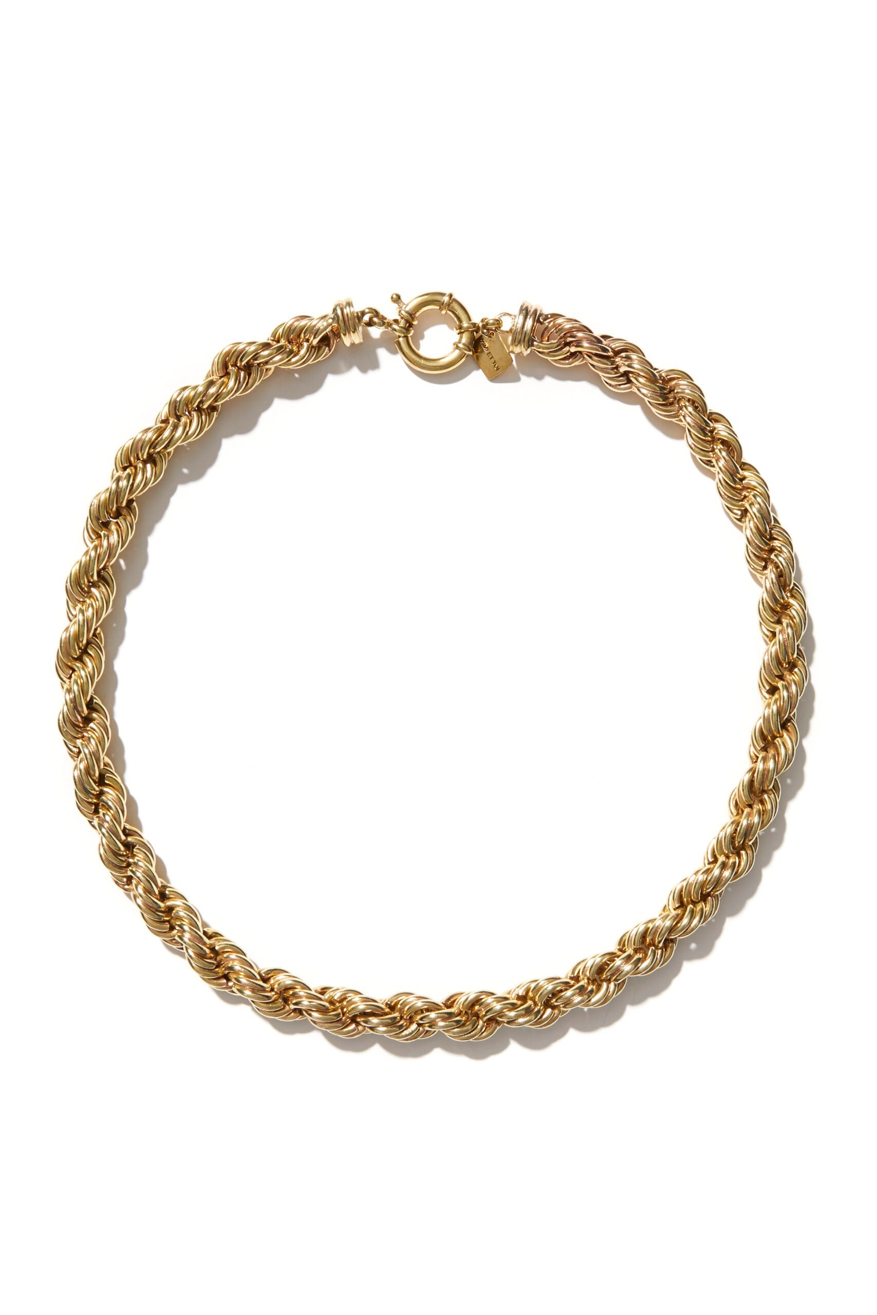 Collette brass necklace