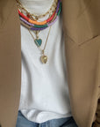 Fleur Lila Turquoise necklace