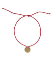 Mimi XO Red Bracelet Gold lurex