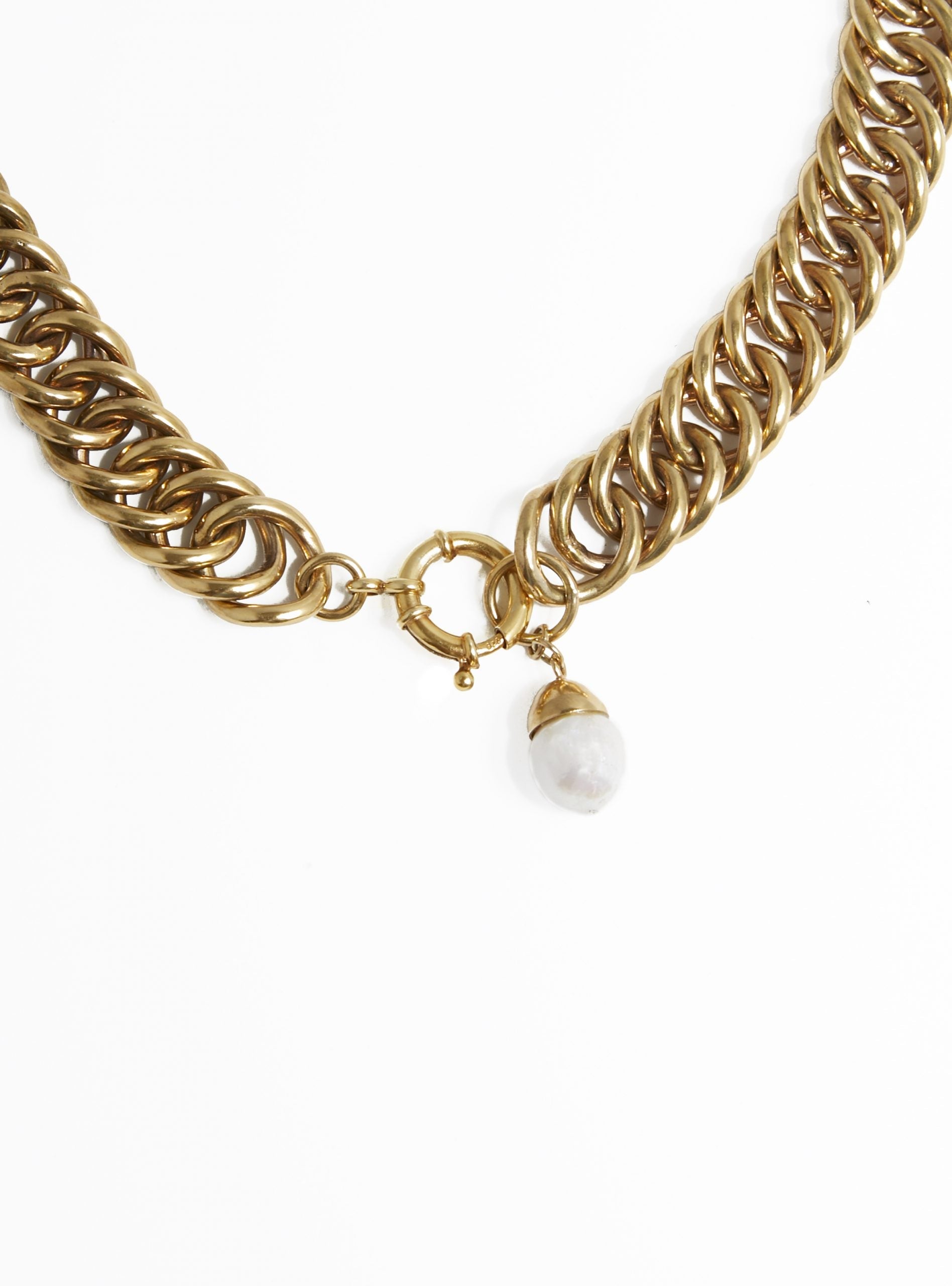 Eglise Necklace Brass Gold