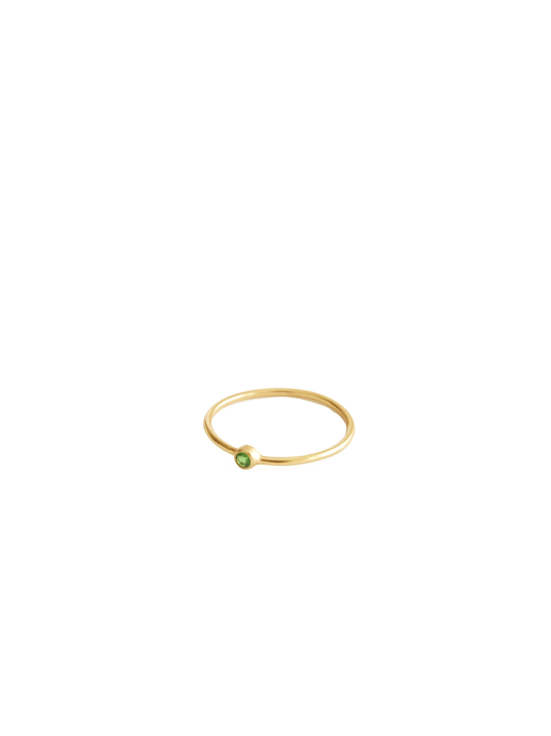Petite Pierre Vert Ring Gold
