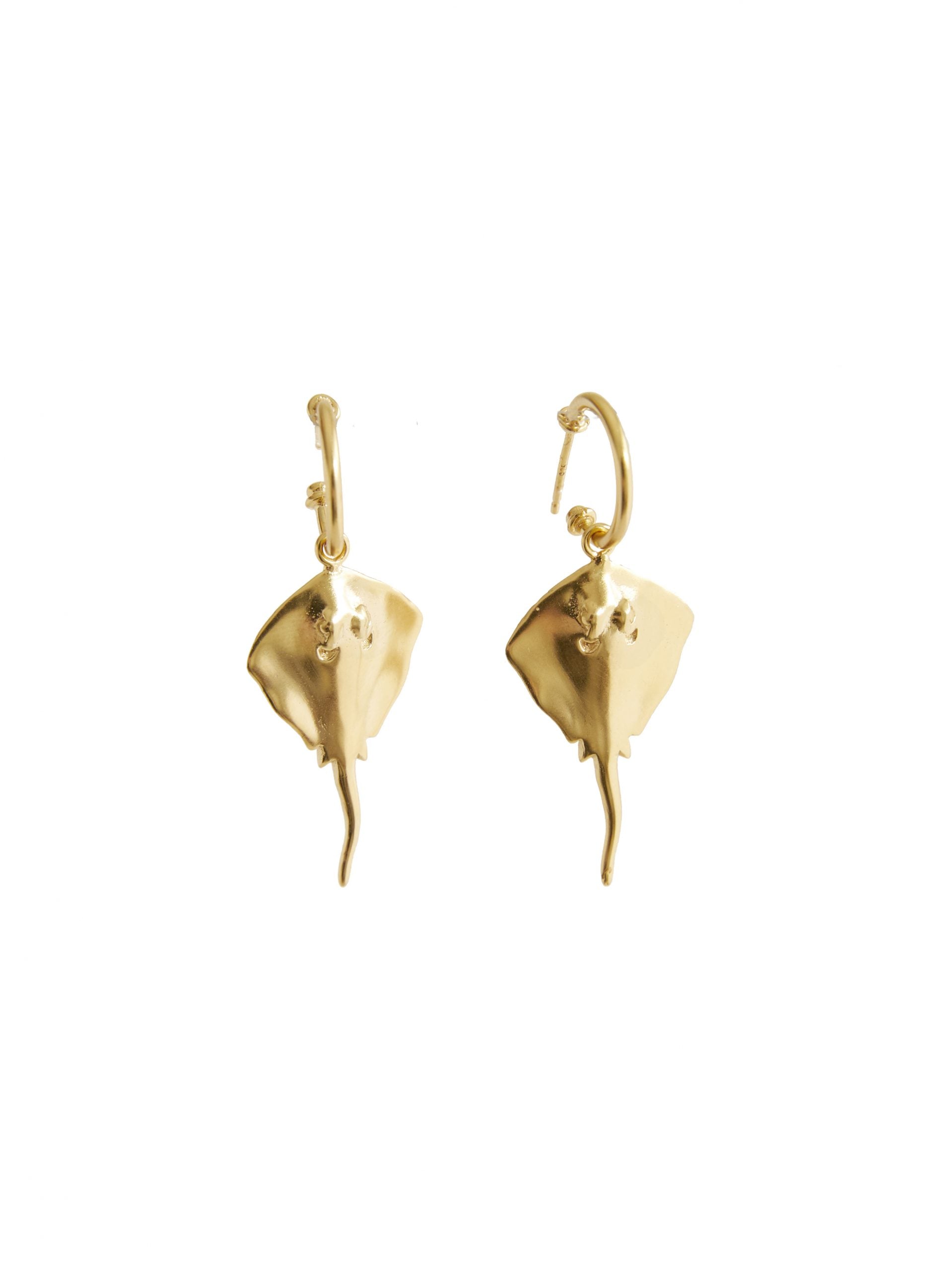 Ray earring gold
