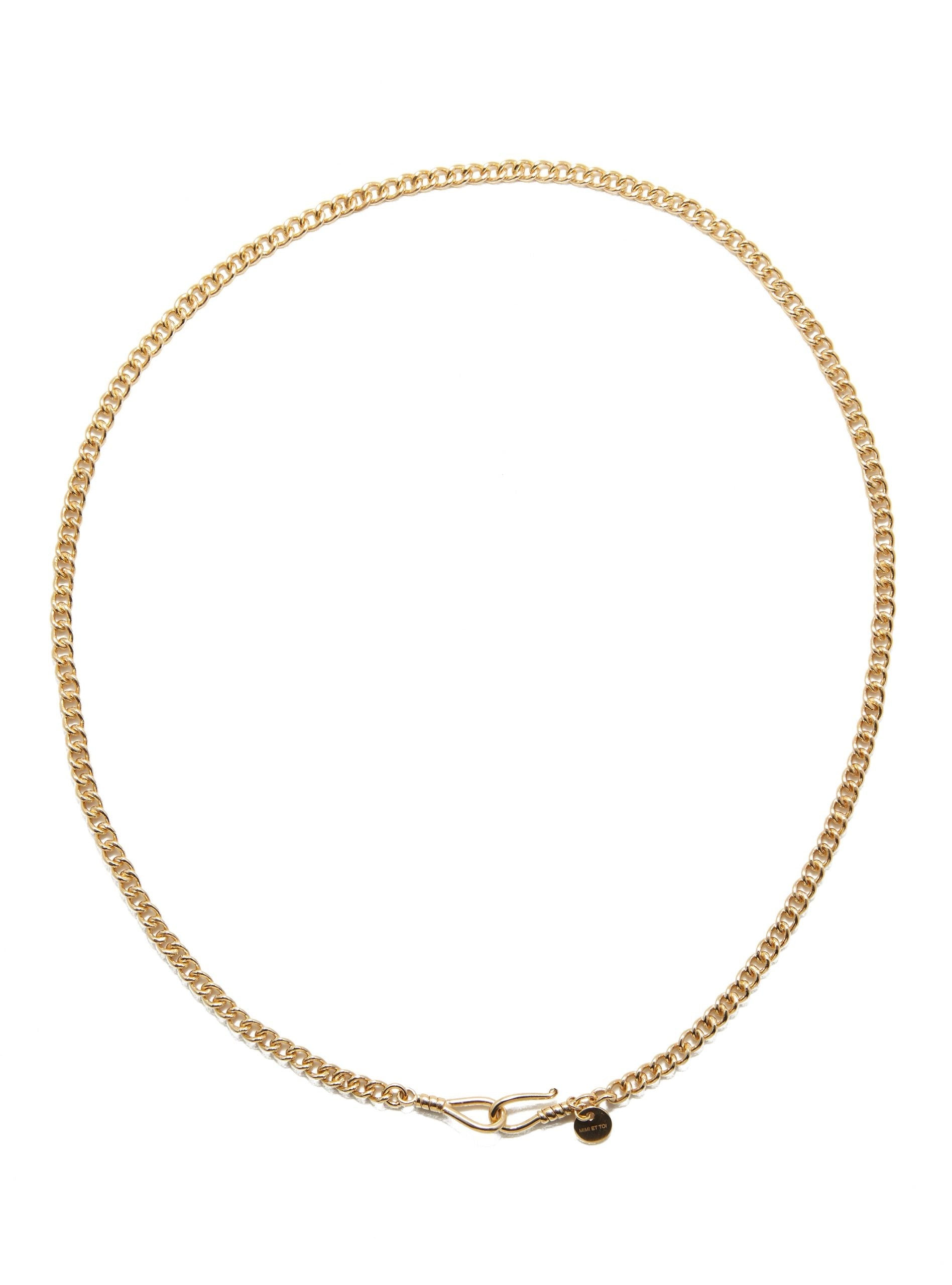 Mauve Necklace Gold